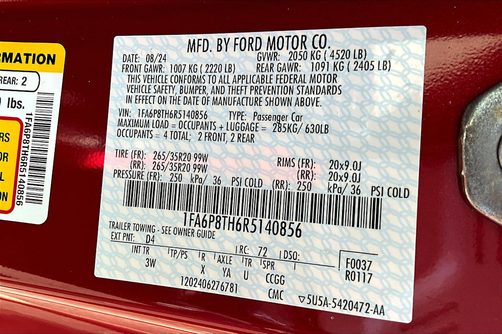2024 Ford Mustang  21