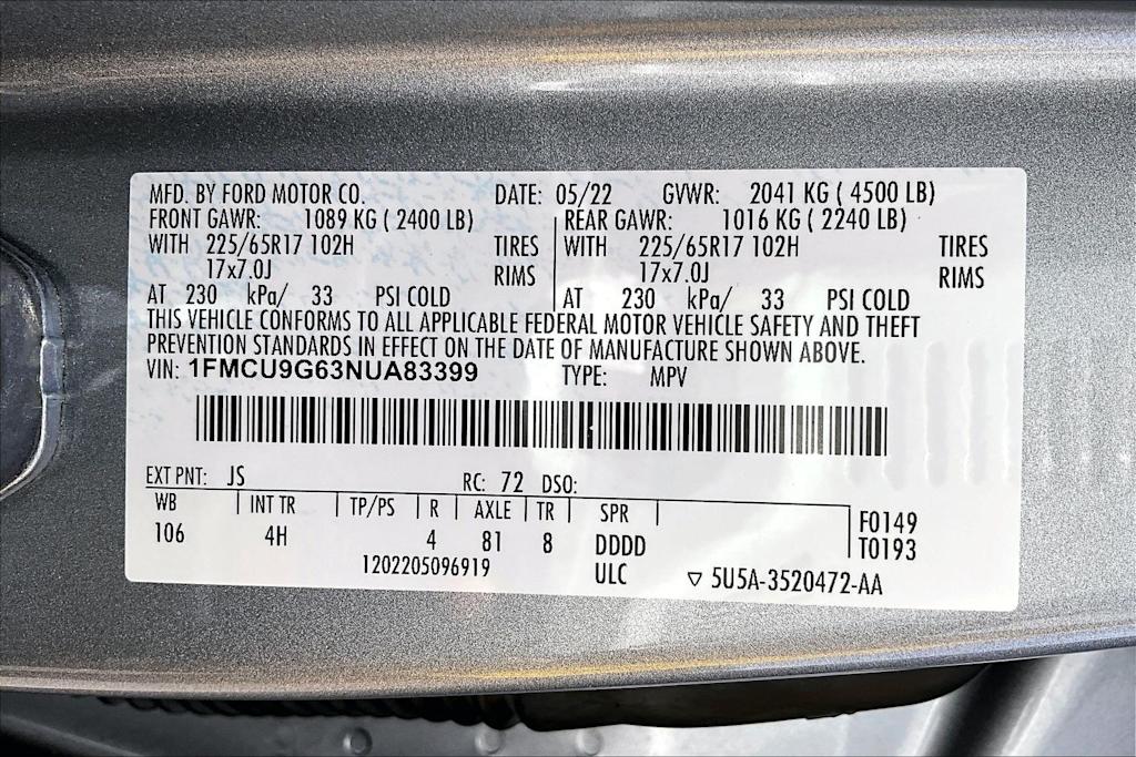 Thumbnail: 2022 Ford Escape - 21