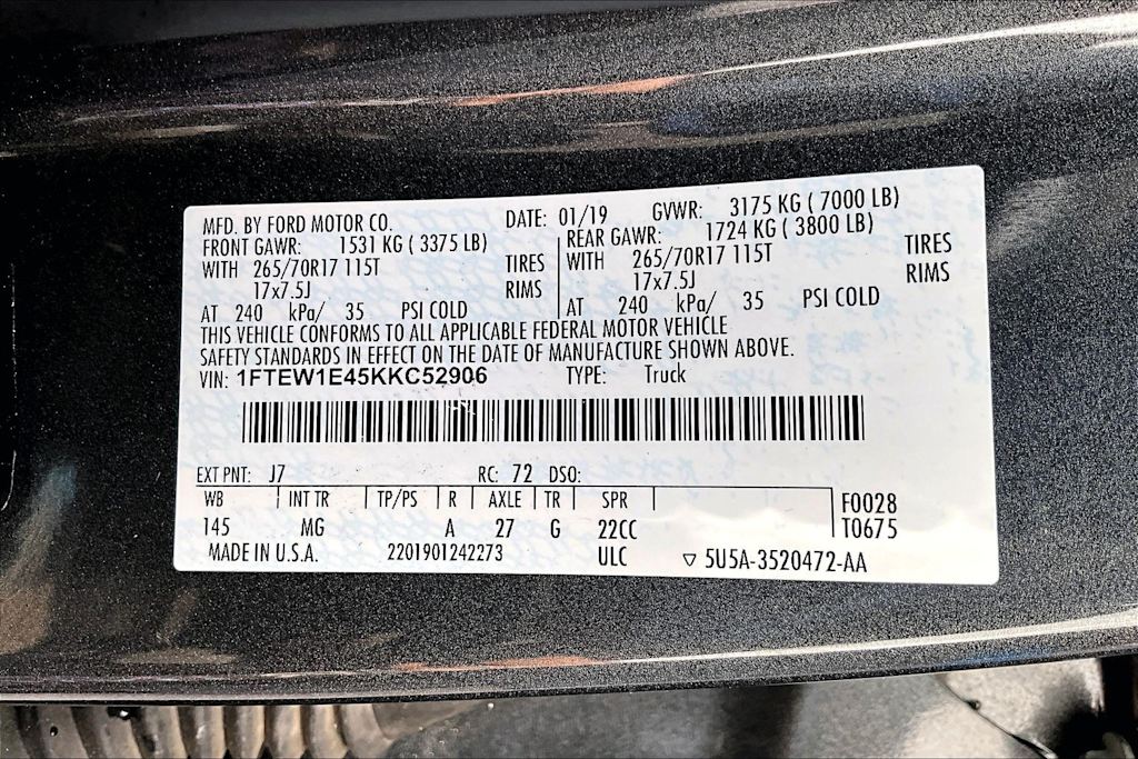 Thumbnail: 2019 Ford F-150 - 5