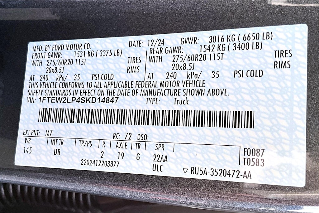 2025 Ford F-150 STX 20