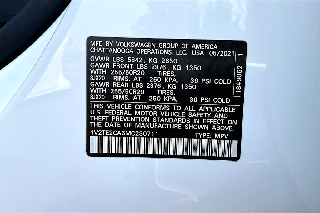Thumbnail: 2021 Volkswagen Atlas - 21