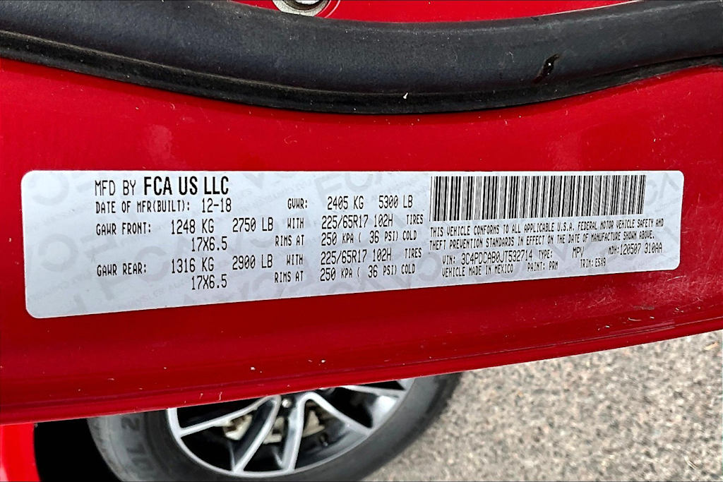 2018 Dodge Journey SE 18