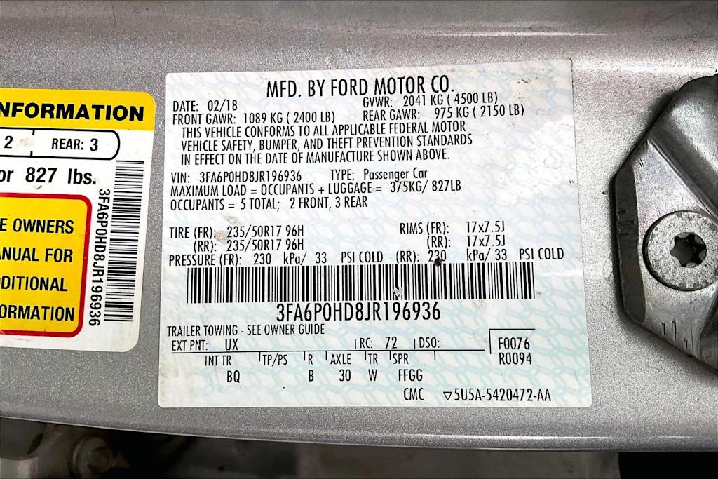 Thumbnail: 2018 Ford Fusion - 5