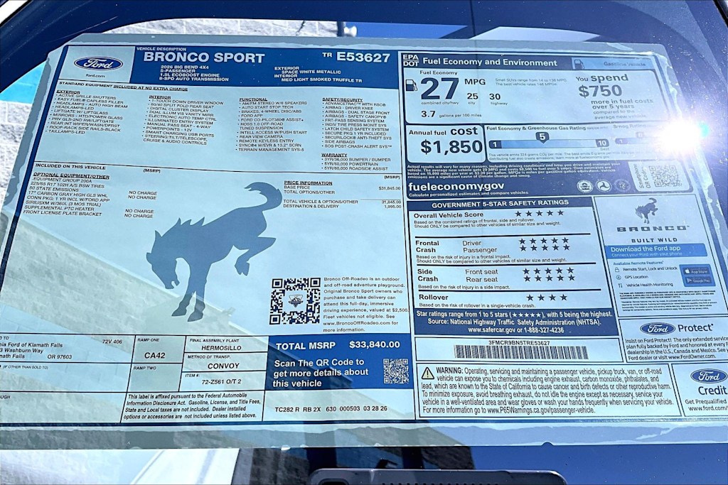 Thumbnail: 2026 Ford Bronco Sport - 23