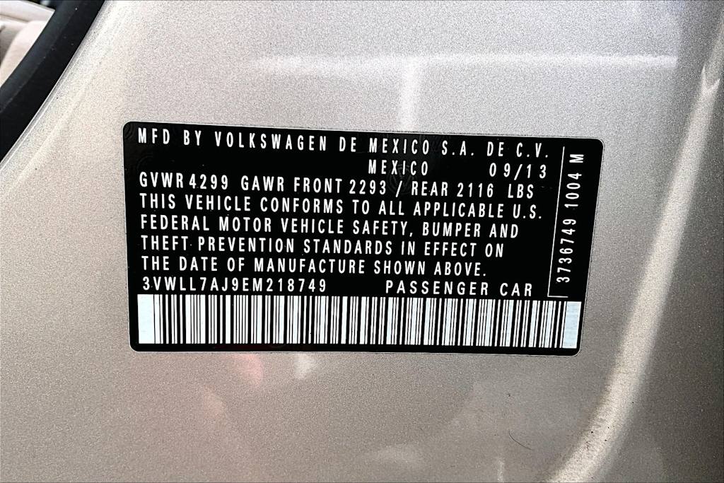 Thumbnail: 2014 Volkswagen Jetta - 20