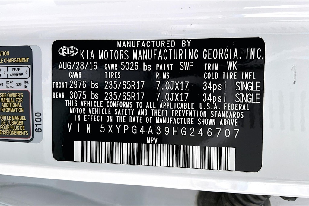 Thumbnail: 2017 Kia Sorento - 20