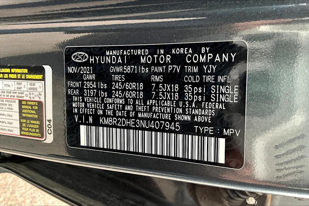 2022 Hyundai Palisade SEL 20