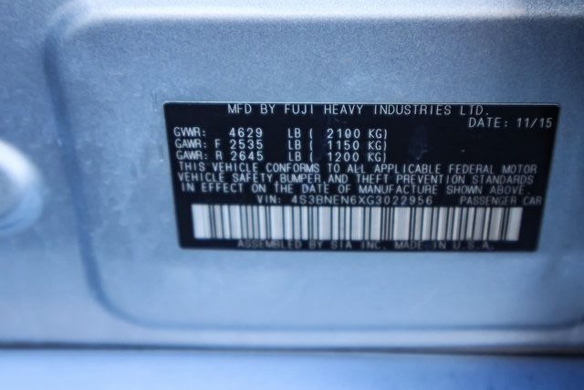 2016 Subaru Legacy Limited 17