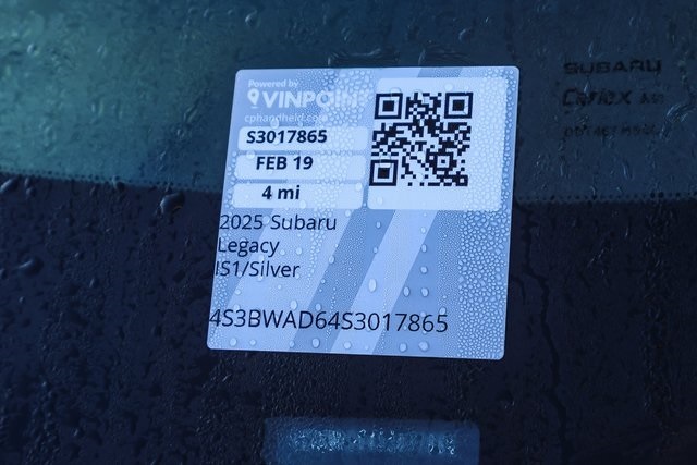 2025 Subaru Legacy Premium 17