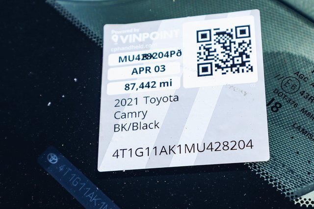 2021 Toyota Camry SE 45