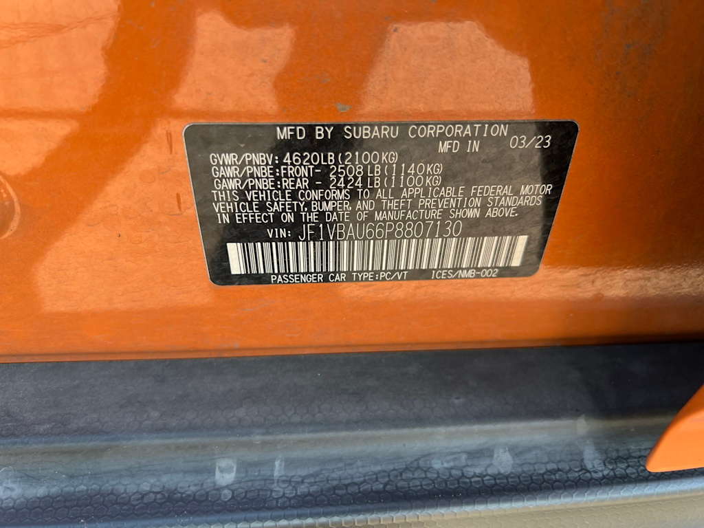 Thumbnail: 2023 Subaru WRX - 19