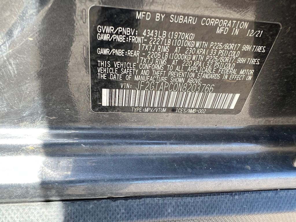 Thumbnail: 2022 Subaru Crosstrek - 19
