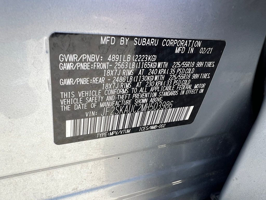 Thumbnail: 2021 Subaru Forester - 19