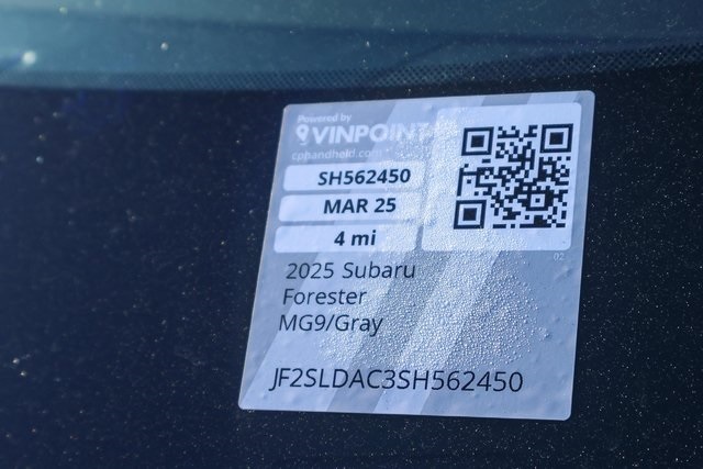 2025 Subaru Forester 2.5i 17