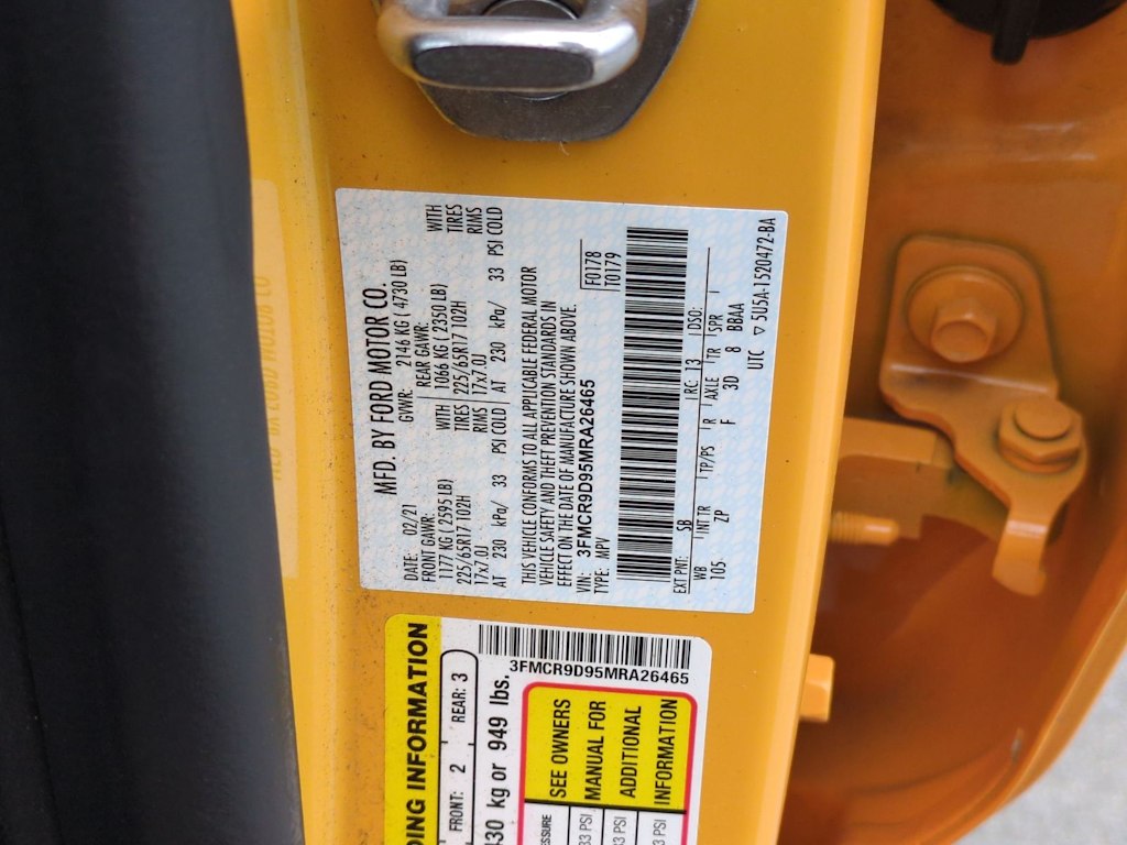 Thumbnail: 2021 Ford Bronco Sport - 19