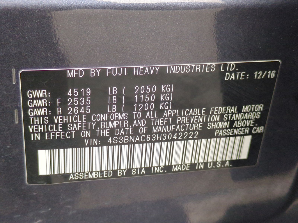 Thumbnail: 2017 Subaru Legacy - 19