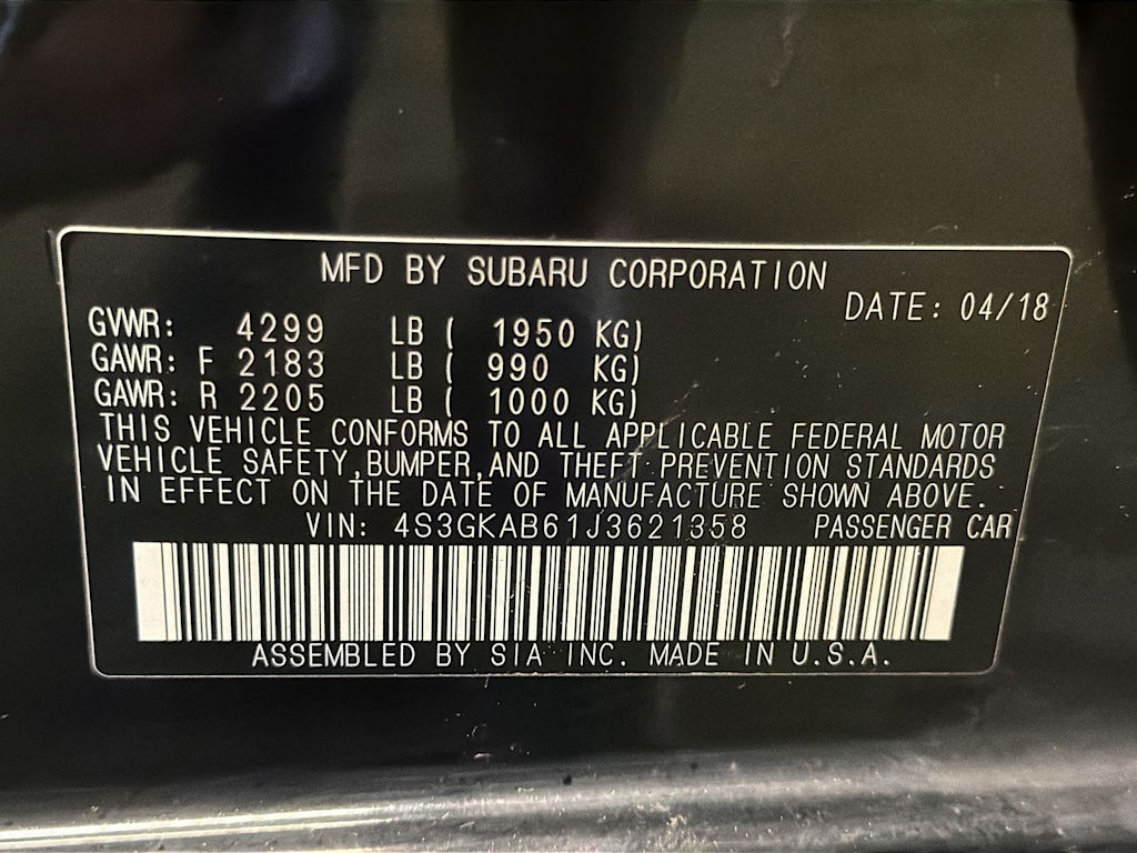 Thumbnail: 2018 Subaru Impreza - 18