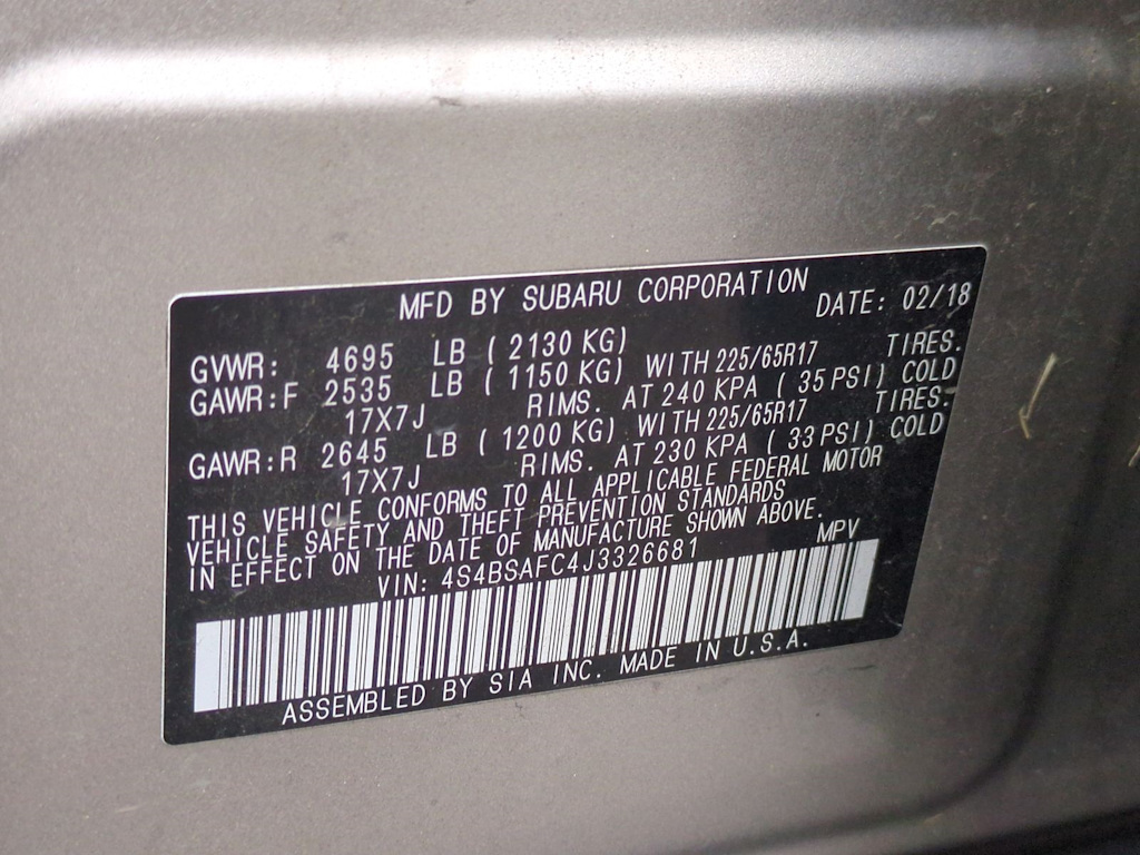 Thumbnail: 2018 Subaru Outback - 19