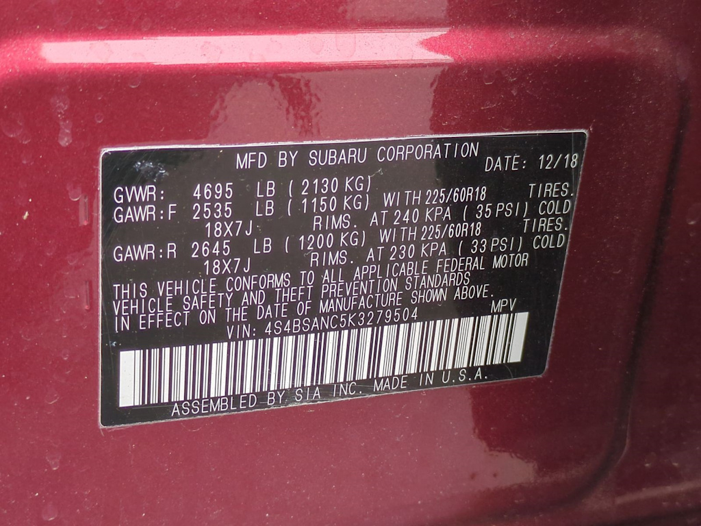 Thumbnail: 2019 Subaru Outback - 19