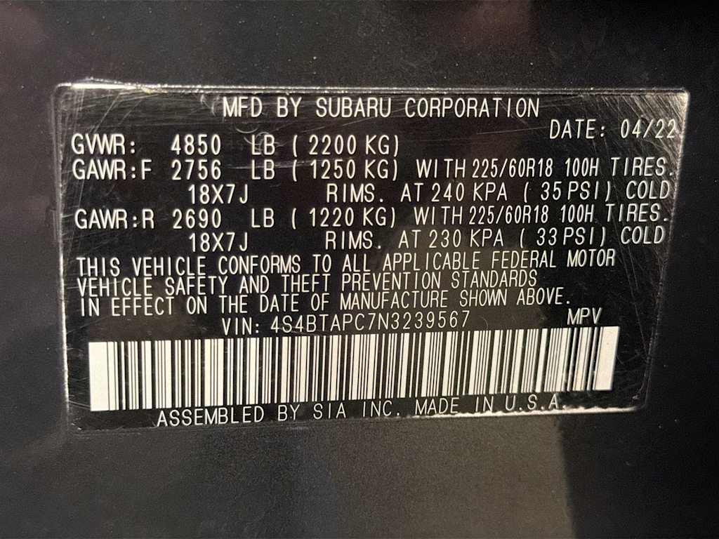 Thumbnail: 2022 Subaru Outback - 18
