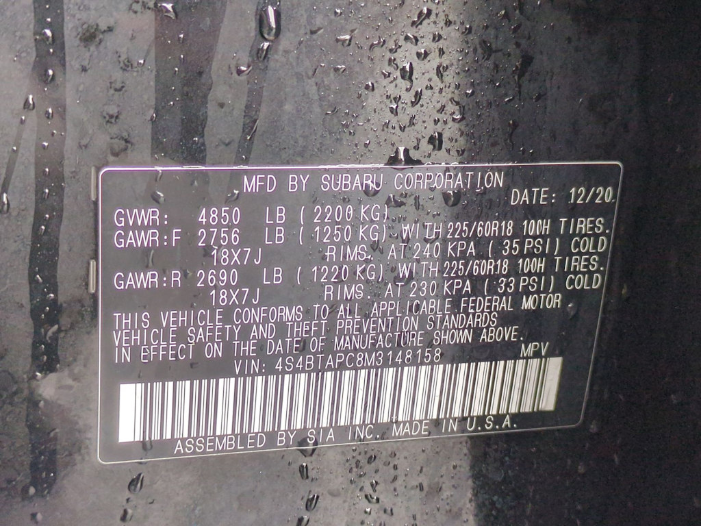 Thumbnail: 2021 Subaru Outback - 19