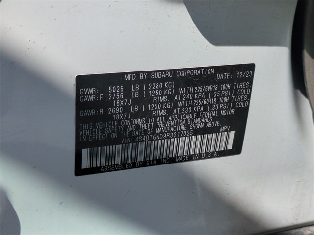 2024 Subaru Outback Limited 19