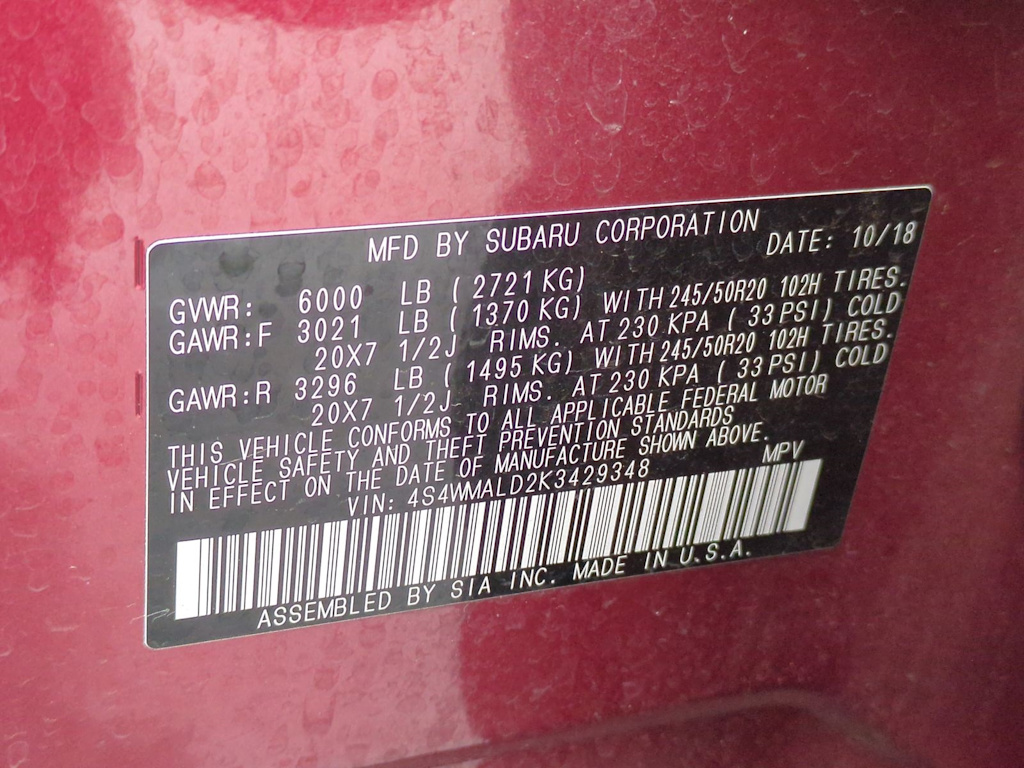 Thumbnail: 2019 Subaru Ascent - 19