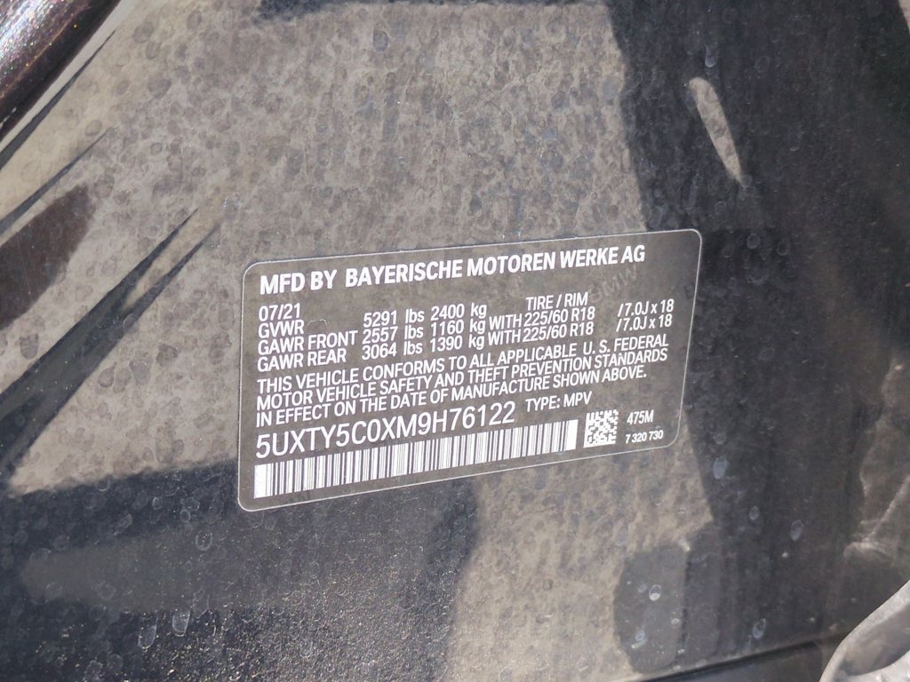 2021 BMW X3 xDrive30i 19