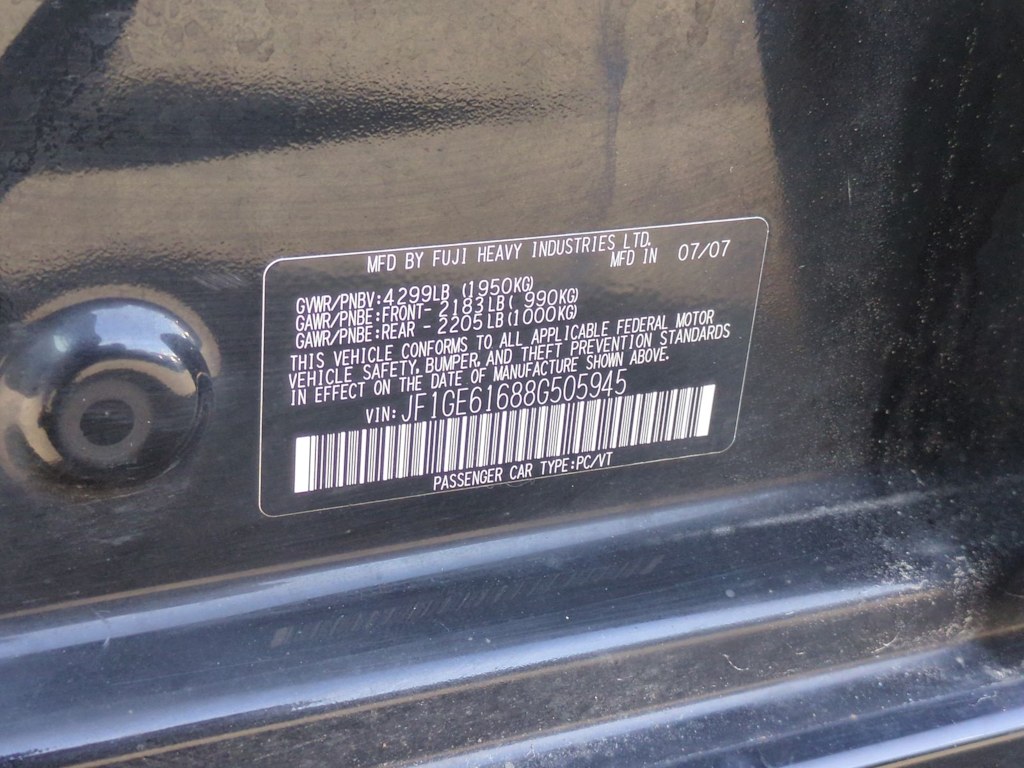 Thumbnail: 2008 Subaru Impreza - 20