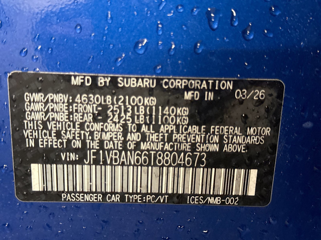 Thumbnail: 2026 Subaru WRX - 9