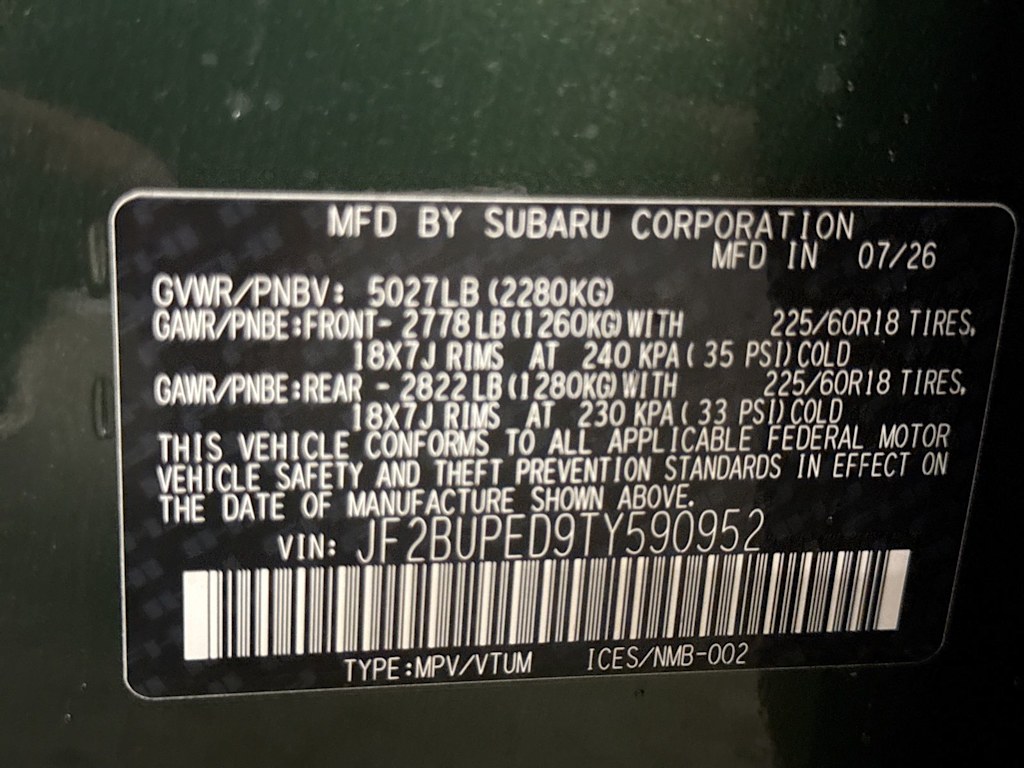 Thumbnail: 2026 Subaru Outback - 7