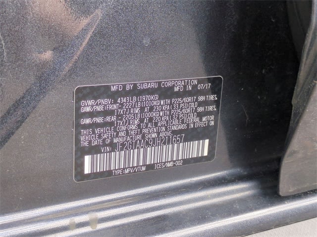 2018 Subaru Crosstrek Base 20