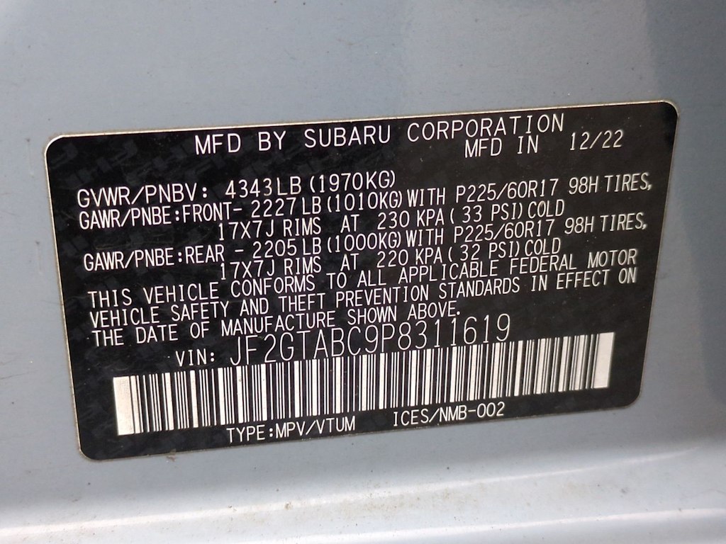 Thumbnail: 2023 Subaru Crosstrek - 19