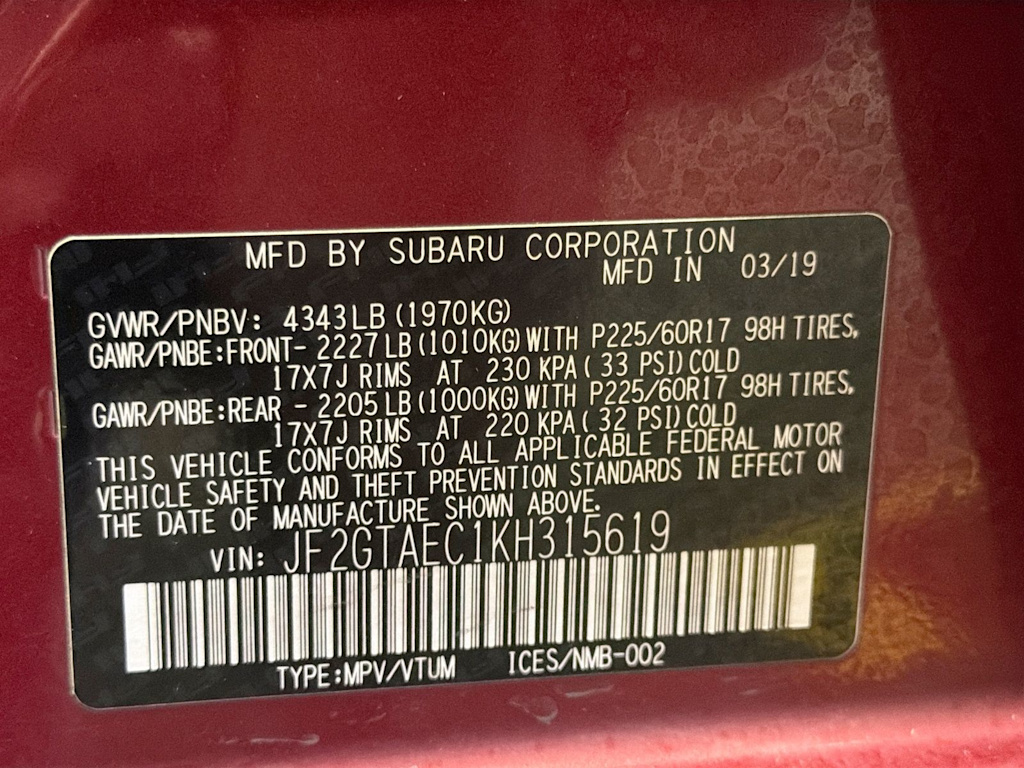 Thumbnail: 2019 Subaru Crosstrek - 19