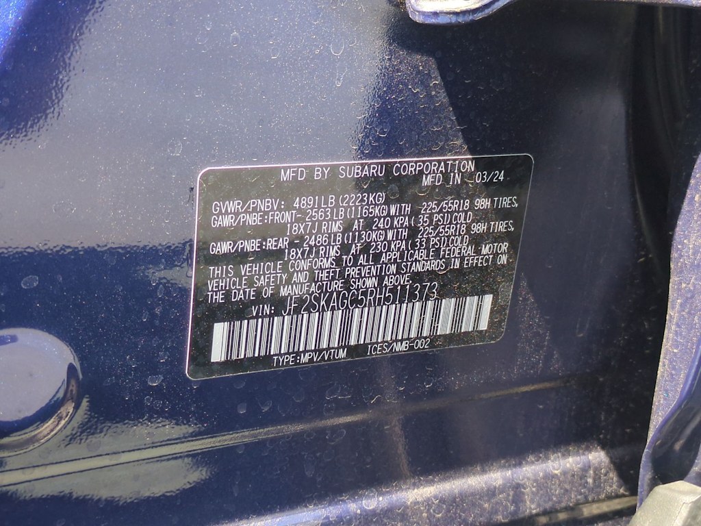 2024 Subaru Forester Sport 19