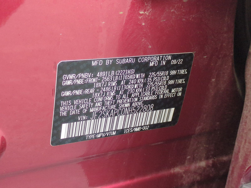 Thumbnail: 2022 Subaru Forester - 19