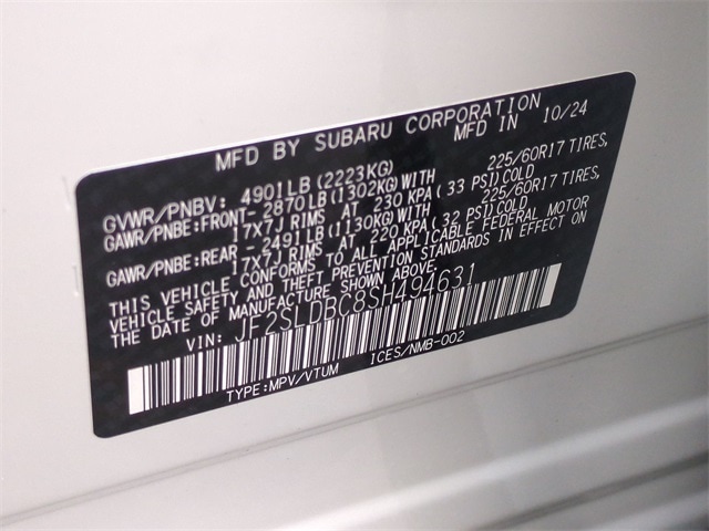 2025 Subaru Forester Premium 20