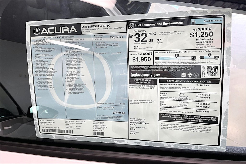 Thumbnail: 2026 Acura Integra - 23