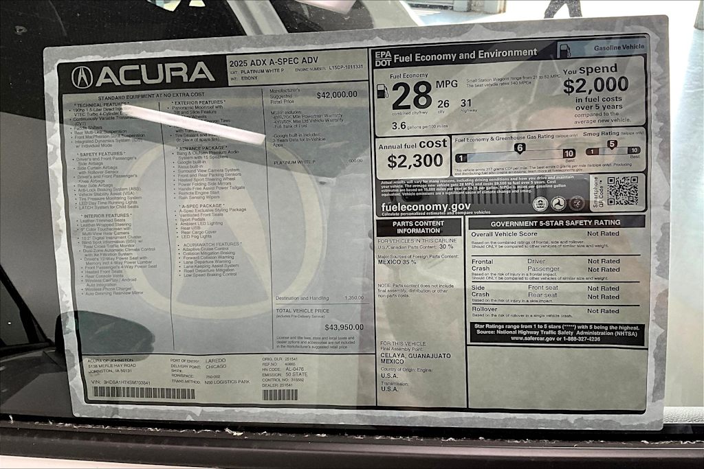 2025 Acura ADX A-SPEC 23