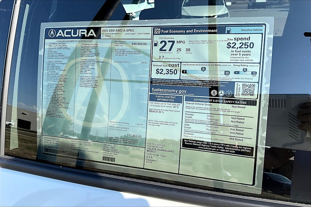 Thumbnail: 2025 Acura ADX - 17