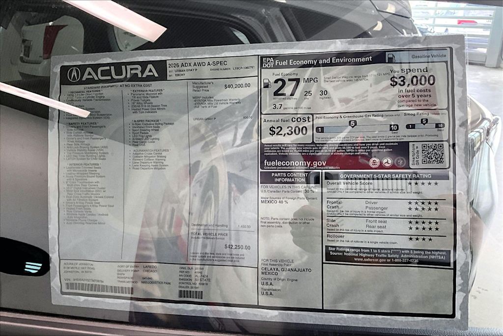 Thumbnail: 2026 Acura ADX - 21