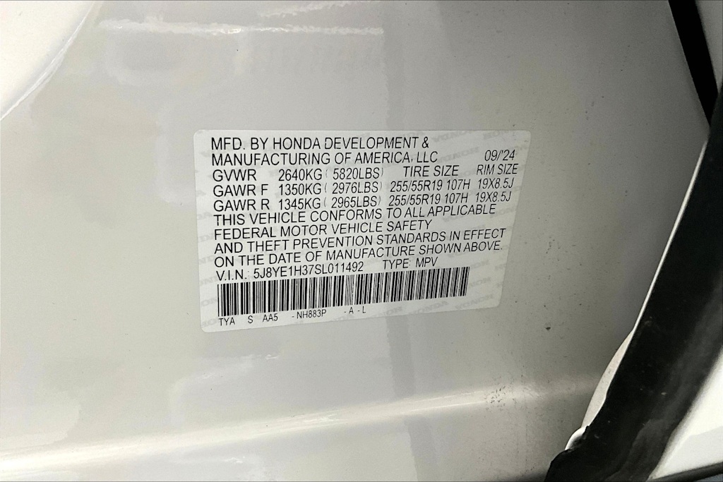 2025 Acura MDX Base 20