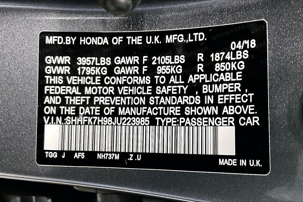 Thumbnail: 2018 Honda Civic - 19