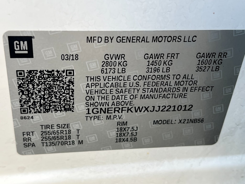 Thumbnail: 2018 Chevrolet Traverse - 32