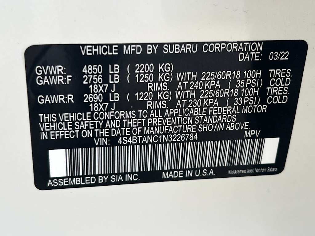 Thumbnail: 2022 Subaru Outback - 33