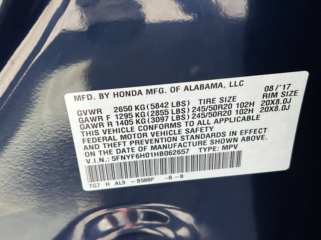 Thumbnail: 2017 Honda Pilot - 34