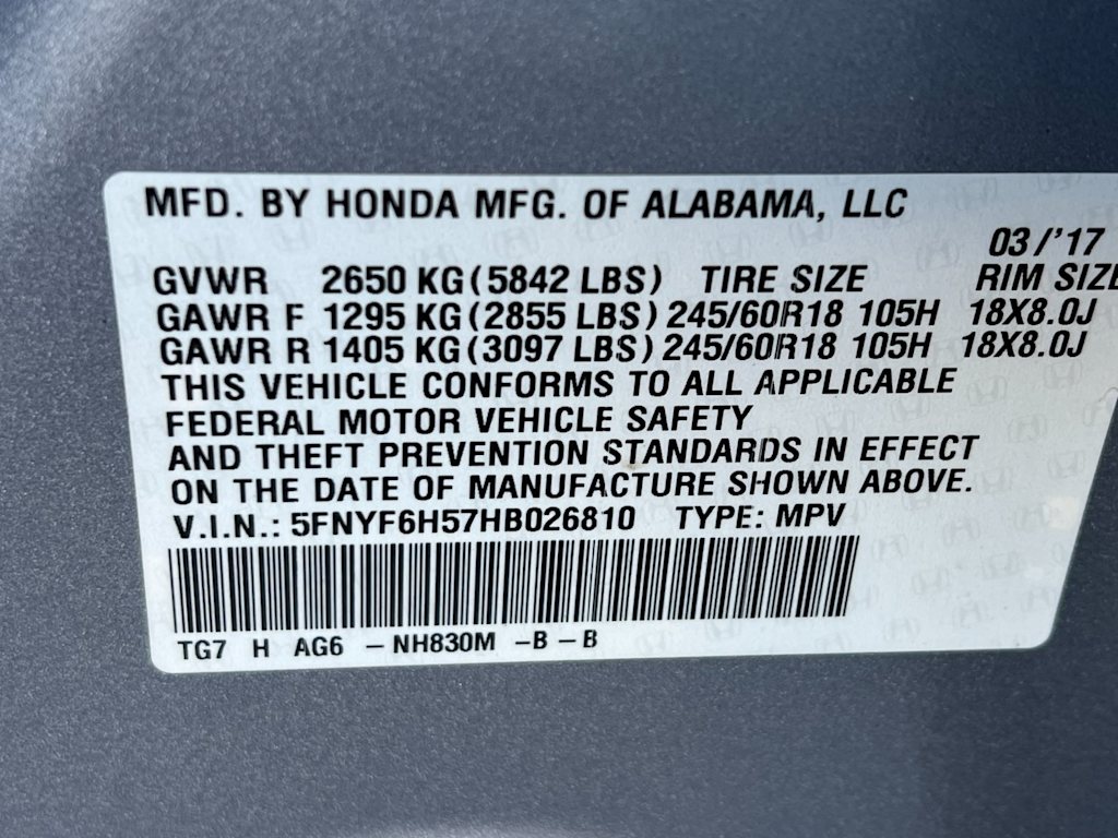 Thumbnail: 2017 Honda Pilot - 32