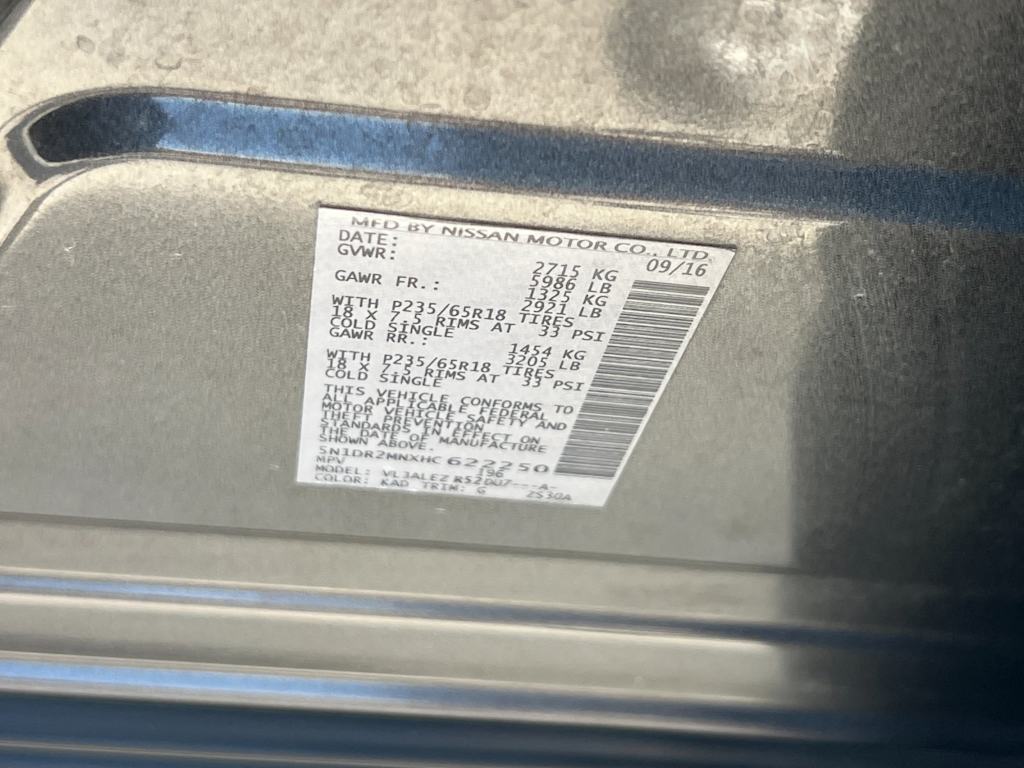 Thumbnail: 2017 Nissan Pathfinder - 32