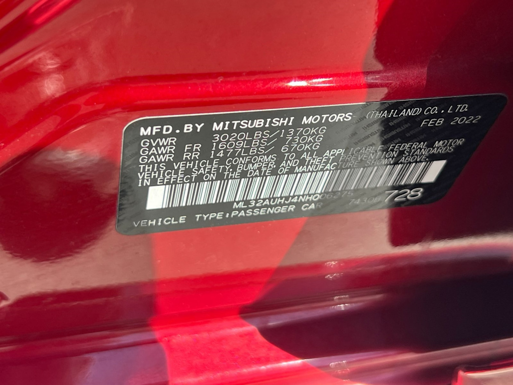 Thumbnail: 2022 Mitsubishi Mirage - 29