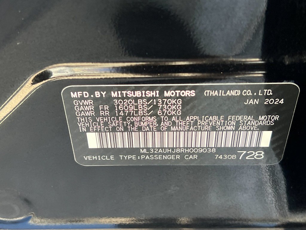Thumbnail: 2024 Mitsubishi Mirage - 30